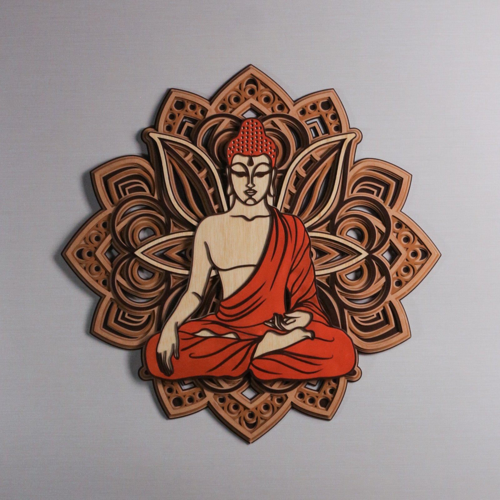 Meditating Buddha Mandala