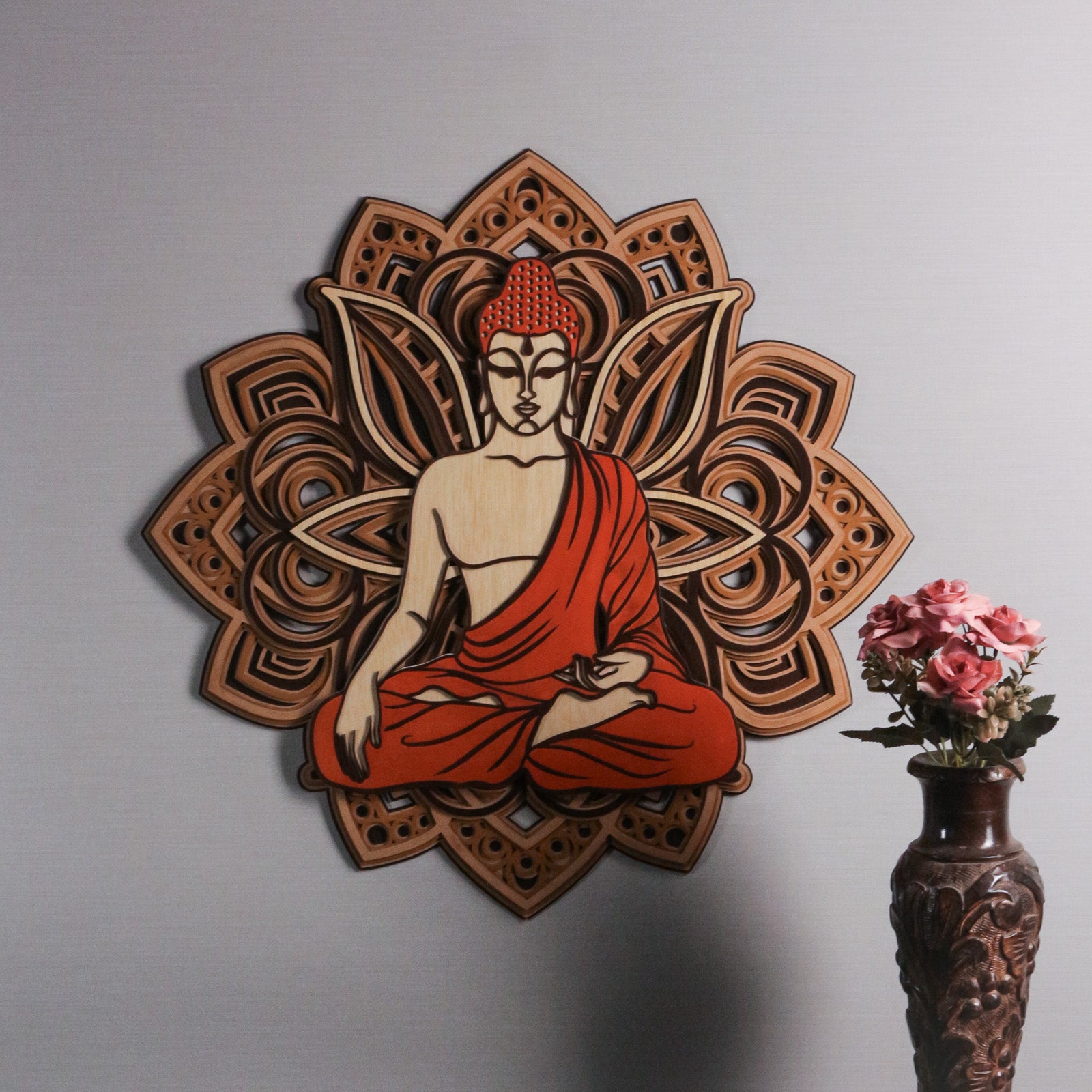 Meditating Buddha Mandala