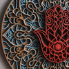 The Hand of Fatima Mandala - Intarsia